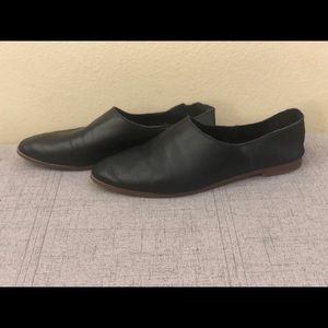 Zara leather flats
